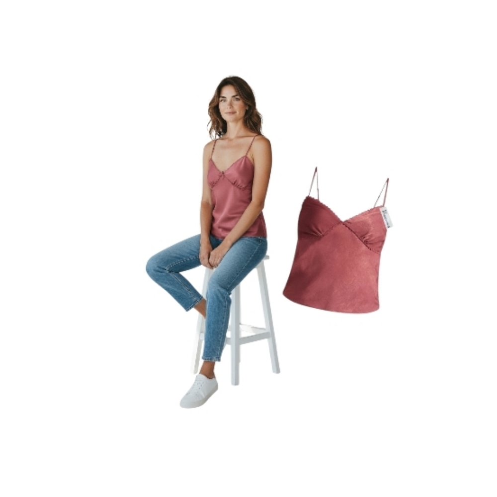 No Boundaries Wild Ginger Woven Camisole Top